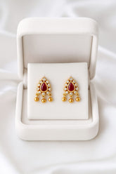 Zircon Fancy Studs-180 (Maroon)